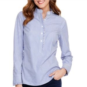 Vineyard Vines Stripe Ruffle Popover